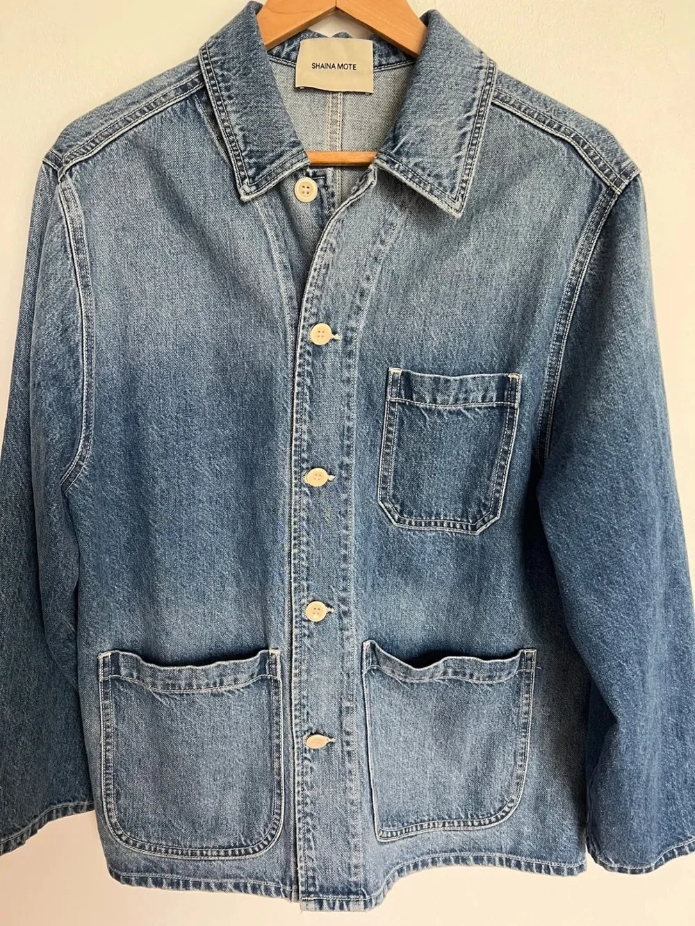 Shaina Mote Chore Coat - Denim Utility Jacket - Size Small